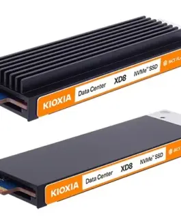 Kioxia SSD XD8 3840GB E1.S NVMe Gen.5 1x4 DWPD 1 3D TLC BiCS Flash Data Center NVMe SED PLP