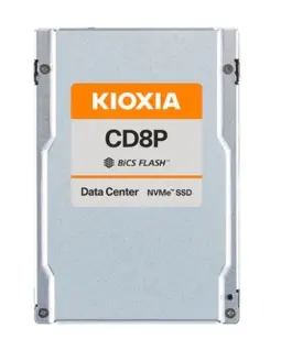 Kioxia SSD CD8P-V 1600GB U.2 NVMe Gen.5 1x4 DWPD 3 3D TLC BiCS Flash Data Center NVMe non-SED SIE