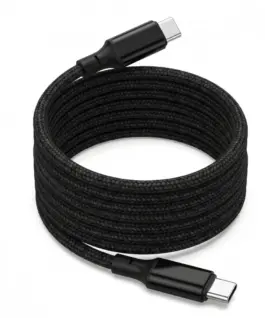 TB Magnetic кабел USB C – USB C 1 m черен