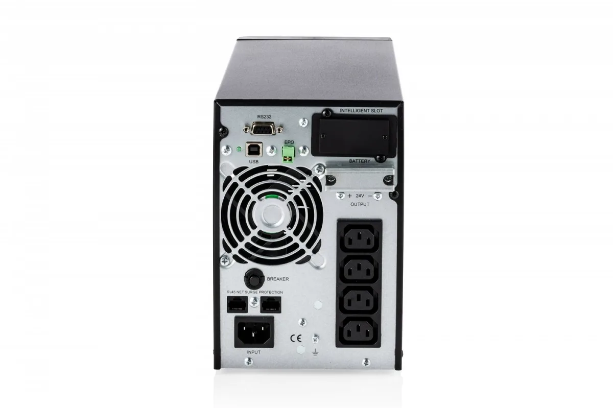 Digitus OnLine Tower UPS Module DN-170130 LCD 1000VA/1000W 2x12V/9Ah 4xC13 1xC14 USB RS232 RJ45 - Image 2
