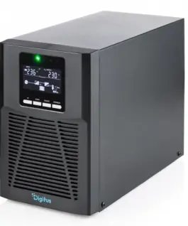 Digitus OnLine Tower UPS Module DN-170130 LCD 1000VA/1000W 2x12V/9Ah 4xC13 1xC14 USB RS232 RJ45