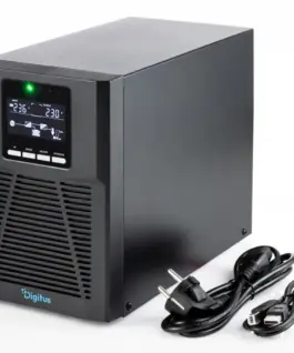 Digitus OnLine Tower UPS Module DN-170130 LCD 1000VA/1000W 2x12V/9Ah 4xC13 1xC14 USB RS232