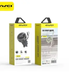 Alternative view от AWEI Car holder MagSafe X73 air vent черен