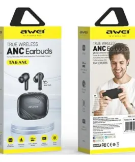 AWEI Bluetooth слушалки TA6 ANC черен