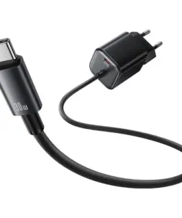 USAMS зарядно 30W GaN Fast кабел included