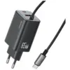 USAMS зарядно 65W GaN Fast кабел included
