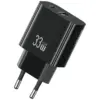 USAMS зарядно T65 33W 1xUSB-C 1xUSB-A fast charging