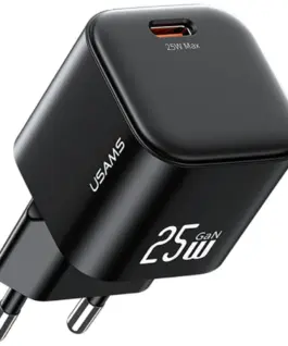 USAMS зарядно 25W GaN Fast зарядно USB-C