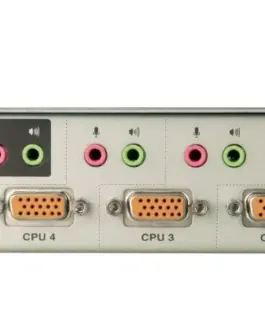 ATEN 4-Port PS/2-USB VGA/Aud KVMP Switch W/OSD