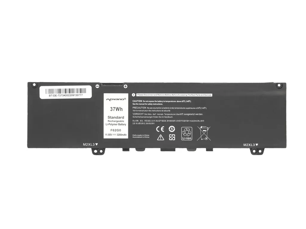 Movano Battery Y5XF9 for Dell Inspiron 13 5370 7373 7386 - 3200 mAh (37 Wh) - Image 5