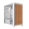 Corsair Case FRAME 4000D RS Wood Mid-Tower бял/Oak