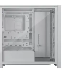 Corsair Case FRAME 4000D RS Wood Mid-Tower бял/Oak