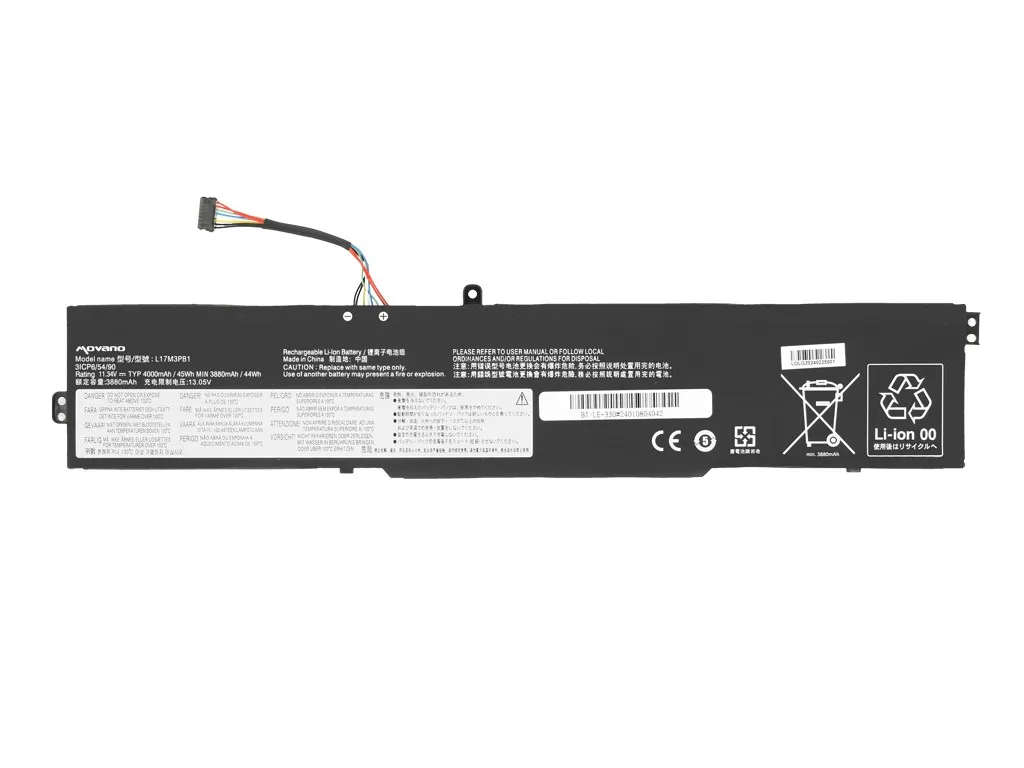 Movano Battery L17M3PB1 for Lenovo IdeaPad 330-15ICH 17ICH - 4000 mAh (45 Wh) - Image 5