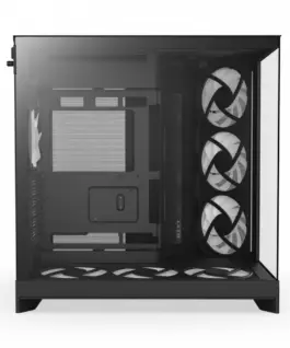 NZXT кутия за компютър H9 Flow RGB+ Midi Tower window черен