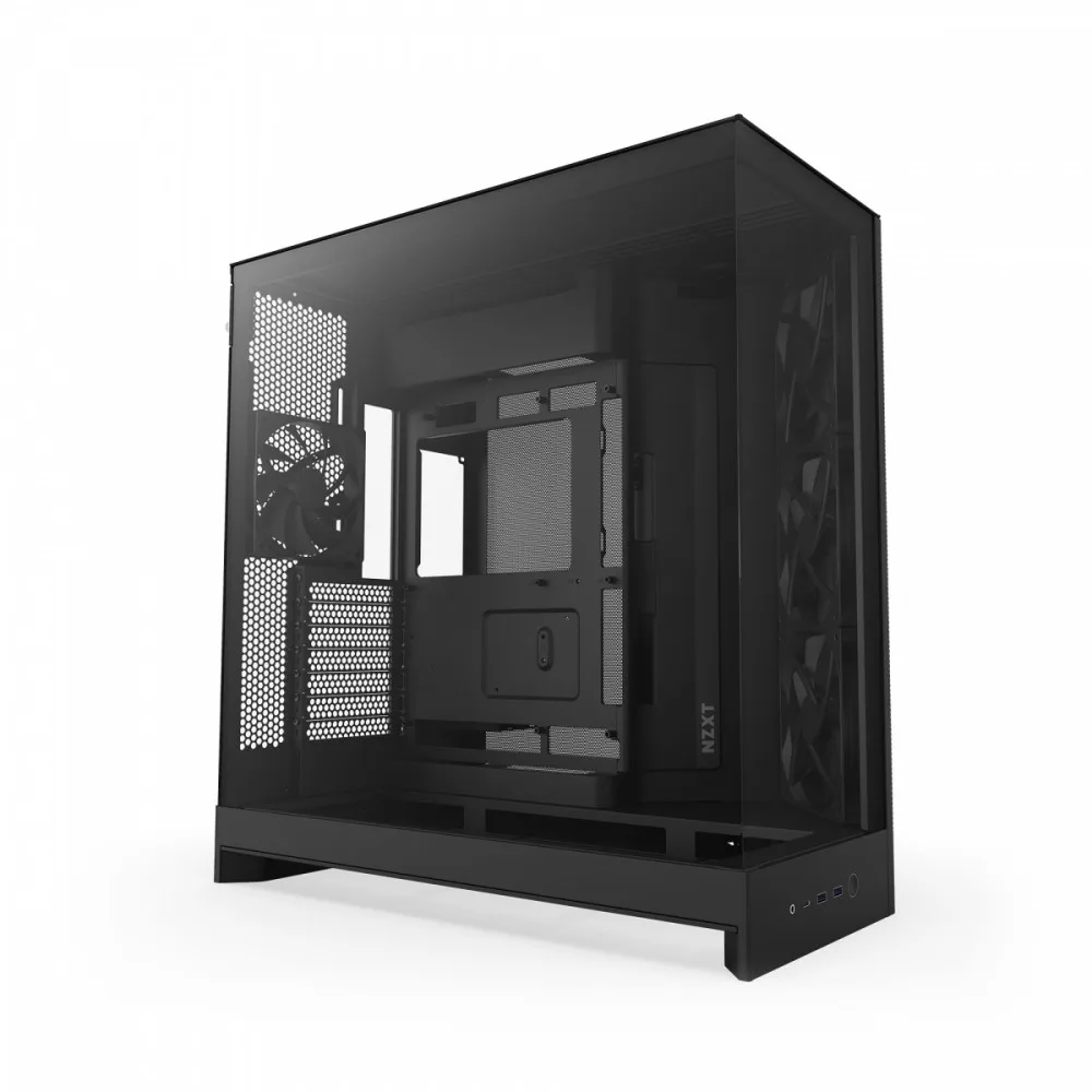 NZXT кутия за компютър H9 Flow Midi Tower window черен
