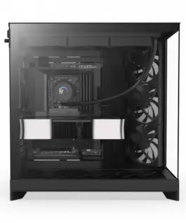 NZXT кутия за компютър H9 Flow Midi Tower window черен