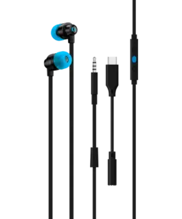 Геймърски слушалки LOGITECH G333 Wired Gaming Earphones - BLACK - 3.5 MM