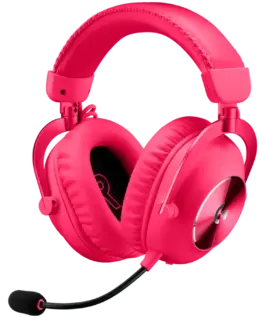 Alternative view of Геймърски слушалки LOGITECH G PRO X2 LIGHTSPEED Wireless Gaming Headset - Blue Mic - MAGENTA