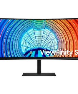 Монитор Monitor LED Samsung LS34C652UAUXEN HRM S65UC 34" UWQHD Curved 1000R 21:9 (3440x1440) VA 100Hz 350 cd/㎡ 3000:1 HD
