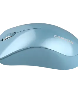 Alternative view от Безжична мишка CANYON MW-11, 2.4 GHz Wireless mouse ,with 3 buttons, DPI 1200, Battery:AAA*2pcs ,Blue67*109*38mm 0.063kg