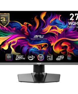 Монитор MSI MPG 271QRX QD-OLED Gaming Monitor 27" 360Hz WQHD (2560x1440) 16:9 QD-OLED Anti-Reflection 0.03ms 250nits 150