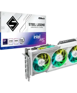 Видео карта ASROCK Intel Arc B580 Steel Legend OC 12GB GDDR6 192-bit HDMI 3x DP