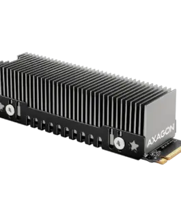 Охладител за процесор Охладител AXAGON CLR-M2XT passive - M.2 SSD 80mm SSD ALU body silicone thermal pads height