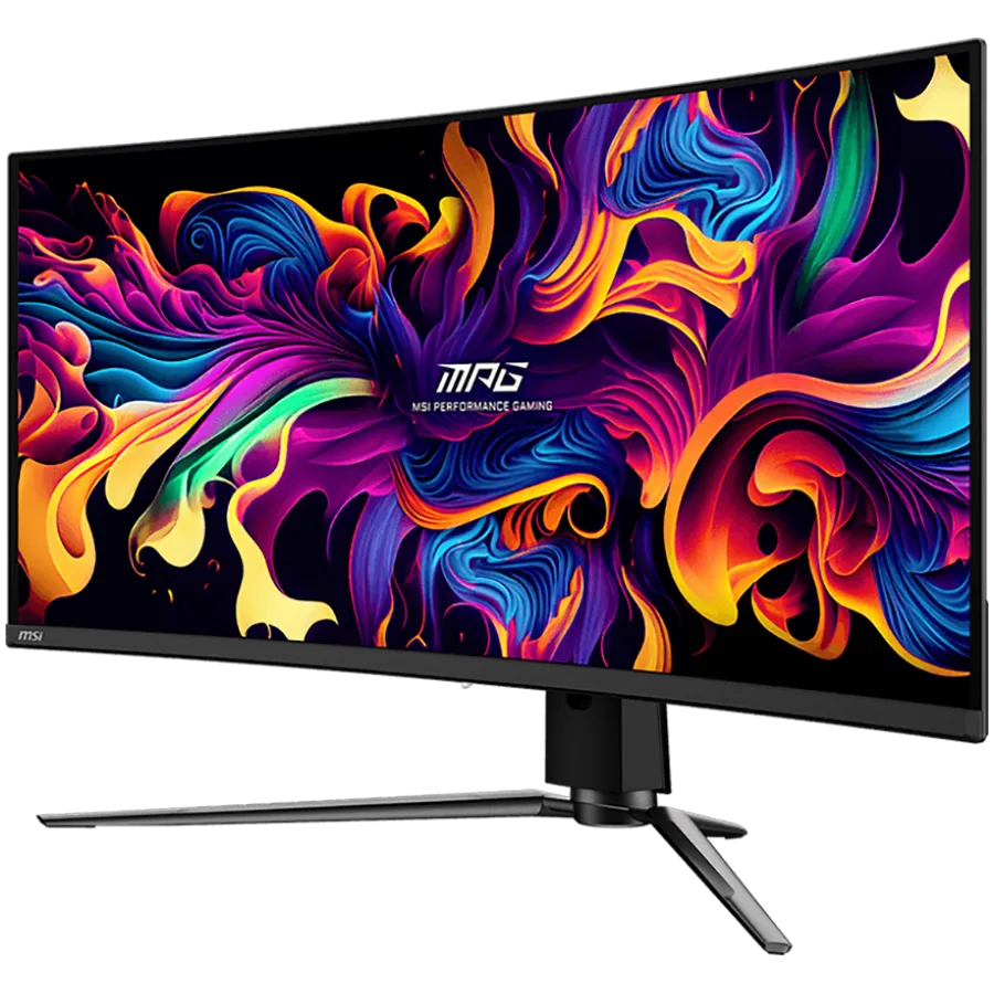 Монитор MSI MPG 341CQPX QD-OLED Gaming Monitor, 34.18" 240Hz, UWQHD (3440x1440) 21:9, QD-OLED Anti-Reflection, 0.03ms, 250nits, 1500000:1, 178/178, G-Sync Compatible, DisplayHDR True Black 400, Adjustable Stand, 1x DP, 2x HDMI, 1x Type-C 98W, 3Y Warr - Image 2