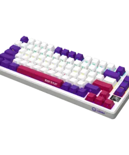 Геймърска клавиатура LORGAR KBP7075W, Wireless 75% Mechanical Gaming Keyboard Pro, White, EN layout - Image 3