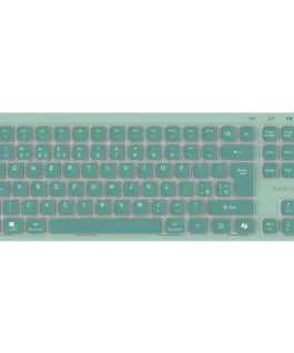 Клавиатура CANYON Keyboard OnType 10 Low Profile EN Wired Green