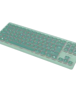 Клавиатура CANYON Keyboard OnType 10 Low Profile EN Wired Green