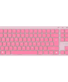 Клавиатура CANYON Keyboard OnType 10 Low Profile EN Wired Pink