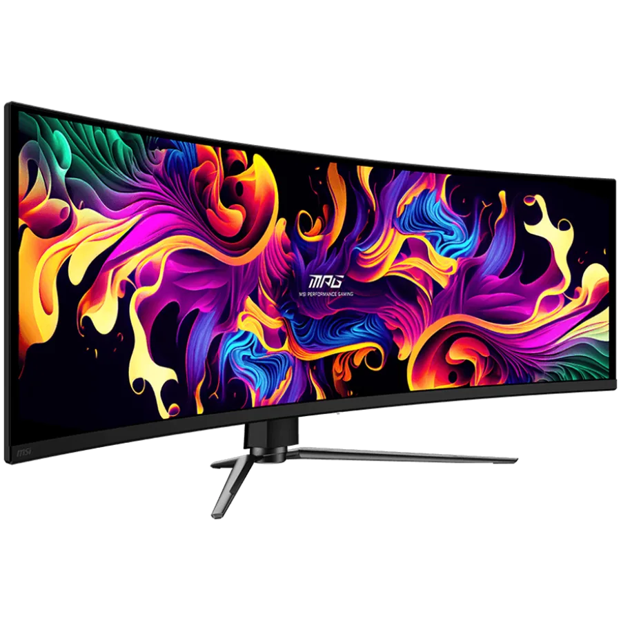 Монитор MSI MPG 491CQPX QD-OLED Gaming Monitor, 49" 240Hz, DQHD (5120x1440) 32:9, QD-OLED, 0.03ms, 250nits, 3500:1, 178/178, 1800R Curve, G-Sync Compatible, HDR True Black 400, Adjustable Stand, 1x DP, 2x HDMI, 1x Type-C, 1x Headphone out, USB, 3Y Wa - Image 3