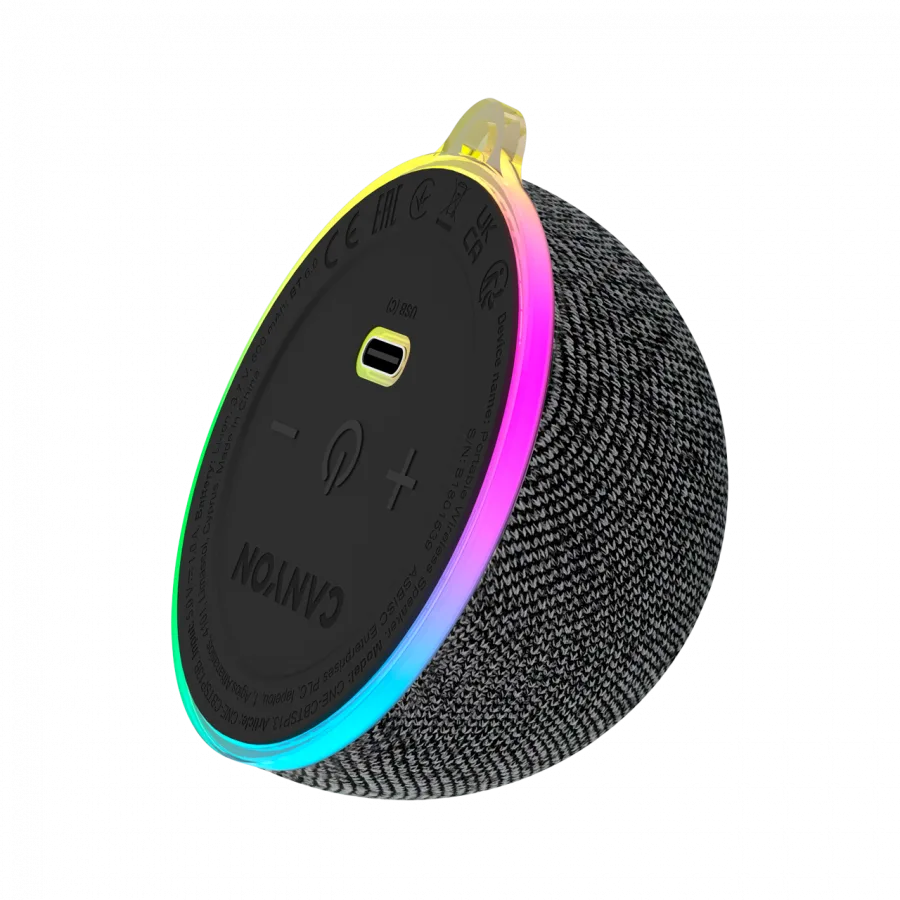 Тонколона за телефон CANYON Magnetic BT speaker OnMove 13 5W Black - Image 2