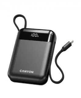 Външна батерия CANYON power bank OnPower 104 10000mAh Black