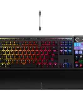 Alternative view of Геймърска клавиатура CORSAIR GALLEON 100 SD RGB Mechanical Gaming Keyboard, Backlit RGB LED, CORSAIR MLX Pulse, Black, Black PBT Keycaps