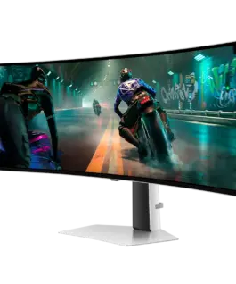 Alternative view of Монитор Monitor LED Samsung LS49DG910SUXEN Odyssey G91SD, 49" DQHD Curved 1800R 32:9 (5120x1440) QD-OLED 144z, 250 cd/m2, 1m:1, DisplayHDR True Black 400, 0.03ms(GTG), 178/178, FS PP, 1xDP 1xHDMI, Tilt/HeightAdj, Remote, VESA 100x100, 2Y