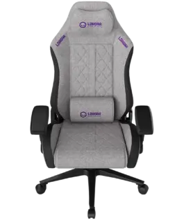 Alternative view of Геймърски стол LORGAR CHA41, Ergonomic Gaming Chair Advanced, premium anti-stain fabric, Grey