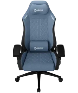 Alternative view of Геймърски стол LORGAR CHA41, Ergonomic Gaming Chair Advanced, premium anti-stain fabric, Blue