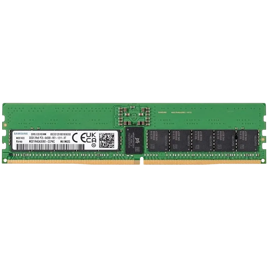 Памет за сървър SAMSUNG 32GB DDR5 6400MHz CL52 ECC RDIMM 2Rx8
