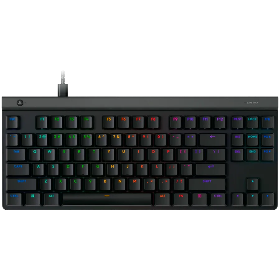 Геймърска клавиатура LOGITECH G515 TKL Wired Gaming Keyboard - BLACK - BGR - USB -