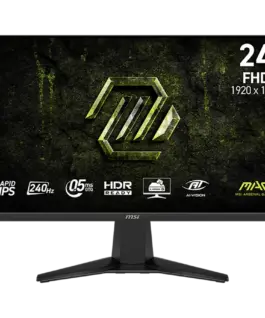 Монитор MSI MAG 245F X24 Gaming Monitor 23.8" 240Hz FHD (1920x1080) 16:9 Rapid IPS 0.5ms 300nits 1000:1 178/178 AMD Free