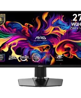 Монитор MSI MAG 272QP QD-OLED X24 Gaming Monitor 26.5" 240Hz WQHD (2560x1440) 16:9 QD-OLED Anti-Reflection 0.03ms 200nit