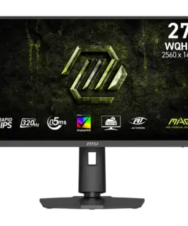 Монитор MSI MAG 274QPF X32 Gaming Monitor 27" 320Hz WQHD (2560x1440) 16:9 Rapid IPS 0.5ms 300nits 1000:1 178/178 G-SYNC