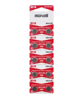 Бутонна алкална батерия MAXELL LR-1130 AG10 1.55V 10 бр./pack цена за 1