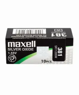 Alternative view от Бутонна батерия сребърна MAXELL SR1120 SW /381/391/ AG8 1.55V