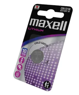 Бутонна батерия литиева MAXELL CR1216 3 V