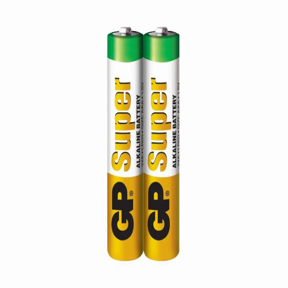 Алкална батерия GP SUPER LR03 AAA 2 бр. в опаковка / shrink 1.5V GP24A