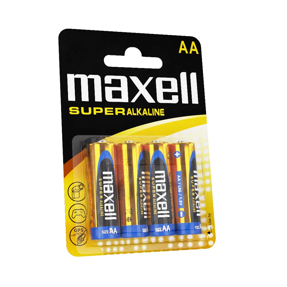 Супералкални батерии MAXELL LR6 XL /4 бр. в блистер/ 1.5V - Image 3