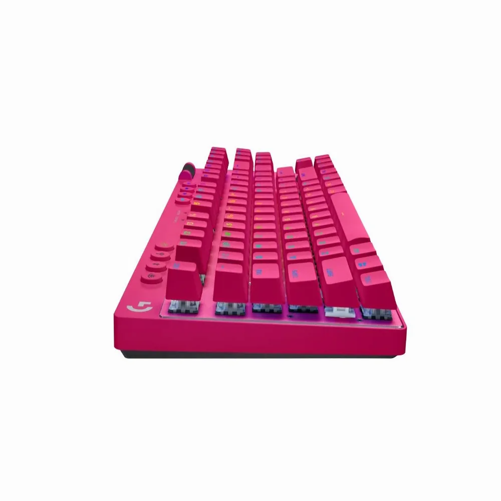 Геймърска механична клавиатура Logitech G Pro X TKL Lightspeed Tactile Switch, Magenta - Image 4